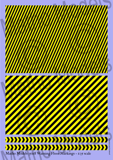 35118 Warning floor markings 1/35