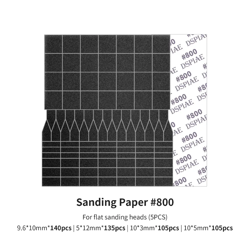 Sanding paper grid 800 for flat sanding heads ES-A