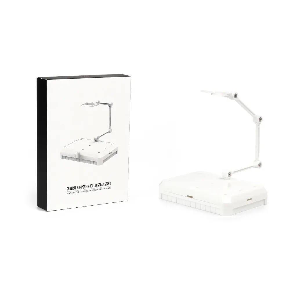 Model display stand white