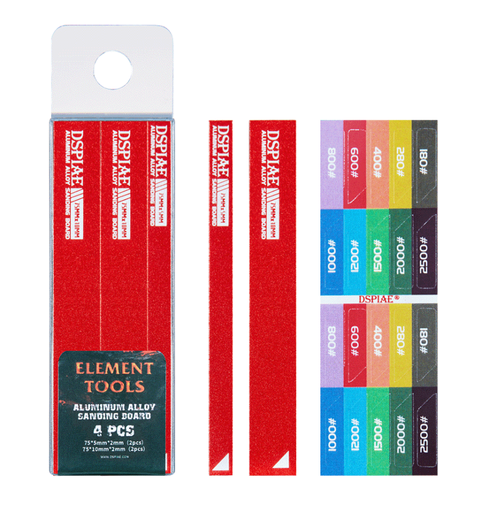[AS-RD15] AS-RD15  Aluminium sanding board red 15mm