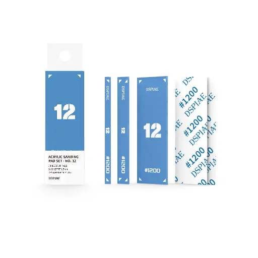 Acrylic sanding pad set No.12 grid 1200 (kopie)