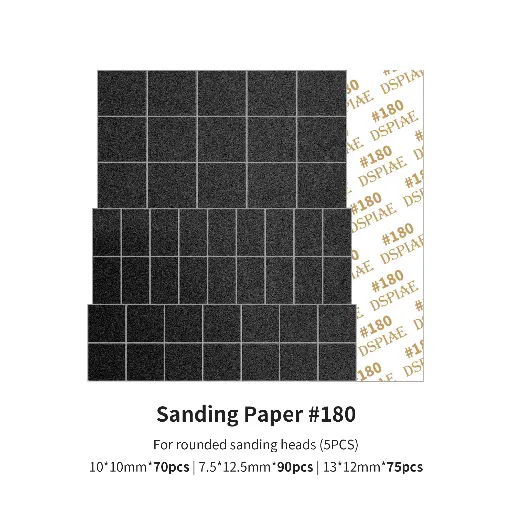 [MSP-ES01] Sanding paper grid 180 for rounded sanding heads ES-A