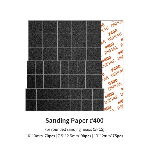 [MSP-ES04] Sanding paper grid 400 for rounded sanding heads ES-A 
