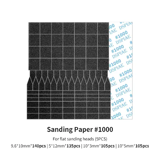 [SP-ES10] Sanding paper grid 1000 for flat sanding heads ES-A
