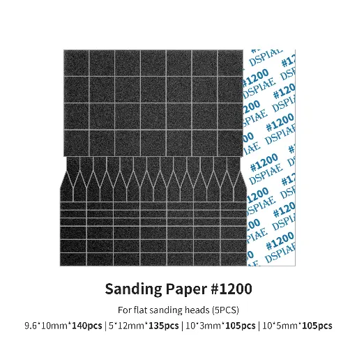 [SP-ES12] Sanding paper grid 1200 for flat sanding heads ES-A